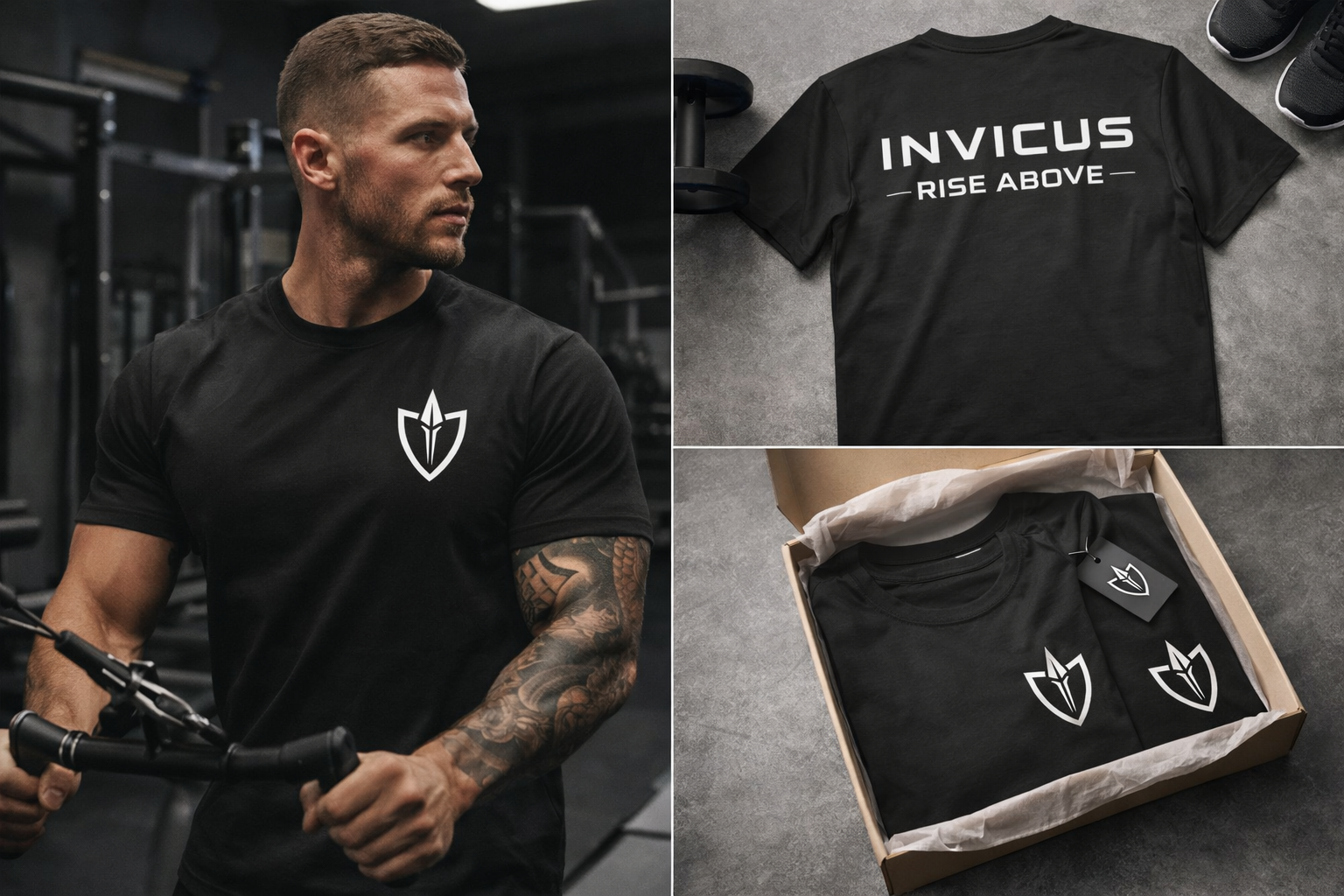INVICUS Core Tee-Black